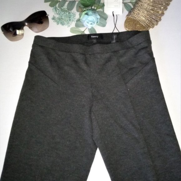 70% OFF THEORY Quinna Rave 2 Charcoal Leggings Ankle Length (MSRP: $175) VINTAGE - Picture 7 of 7